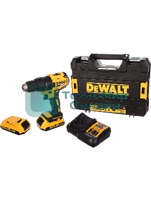 Аккумуляторная безударная бесщеточная дрель - шуруповерт XR DeWalt DCD777D2T-QW