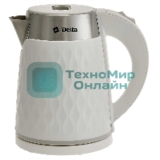 Чайник электрический DELTA DL-1111 белый