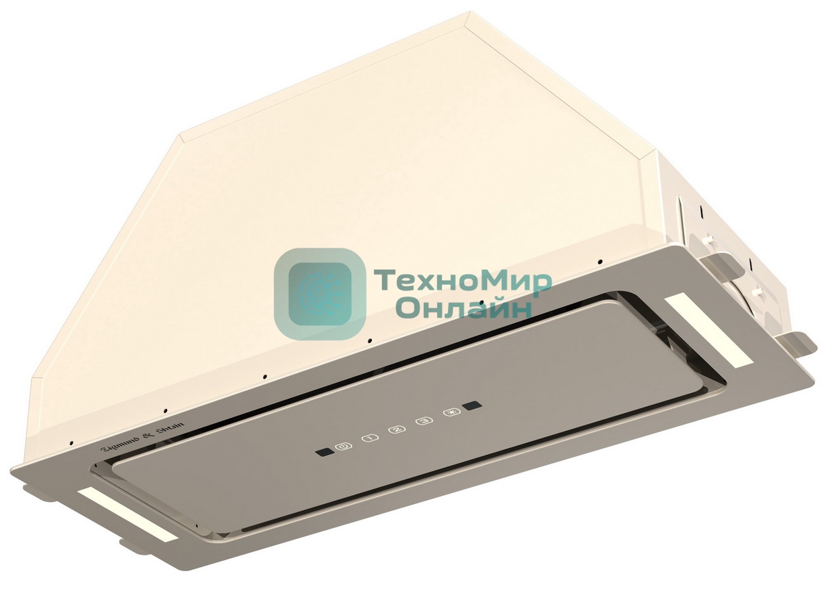 Вытяжка встраиваемая Zigmund & Shtain K 014.7 X бежевый, 72 см, 1100 куб. м/ч, 62 дБ