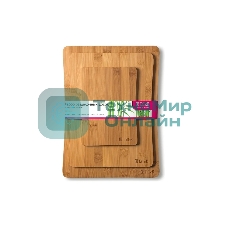 Доска разделочная TalleR TR-52216 набор 3 пр. Материал: бамбук