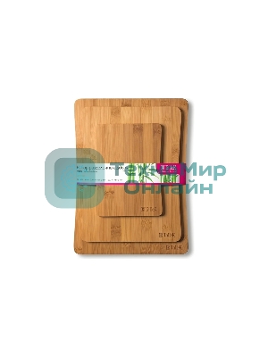 Доска разделочная TalleR TR-52216 набор 3 пр. Материал: бамбук