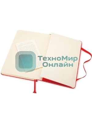 Блокнот Moleskine CLASSIC MM710R Pocket 90x140 мм, 192 страниц, линейка, твердая обложка, красный