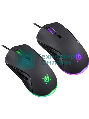 Мышь проводная Defender Arga GM-049 черный, 3600 dpi, USB, кнопки - 6