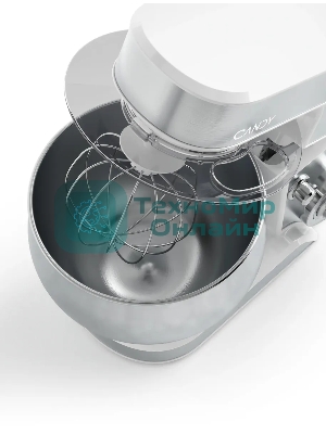 Миксер планетарный Candy CM-501 900Вт серебристый/белый