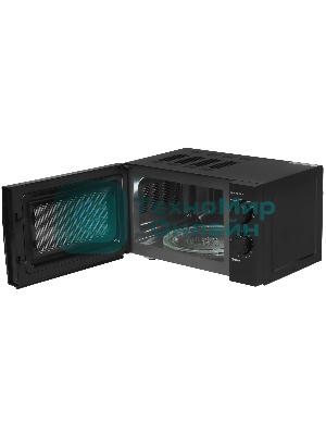 Микроволновая печь BRAYER BR2500 черный, 20 л, 700 Вт, переключатели - поворотный механизм