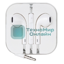 Проводные наушники Hoco M1 белый, вкладыши, Jack 3.5 мм