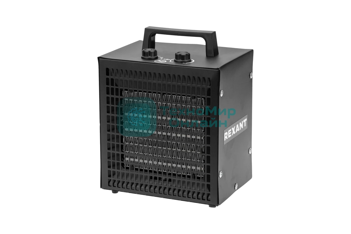 Пушка тепловая электрическая Rexant квадратная, PTC, 3кВт