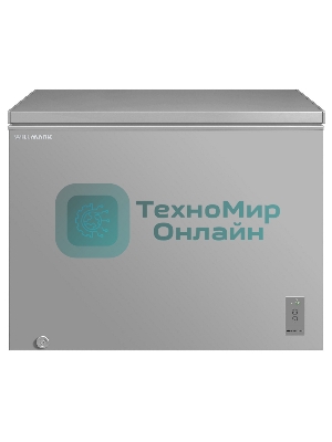 Морозильный ларь Willmark CF-390IDG серый, 293л