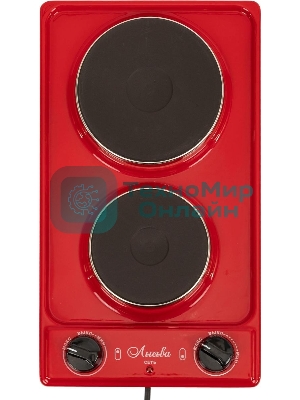 Плита настольная электрическая Лысьва ЭПБ 22 вишневый (настольная)