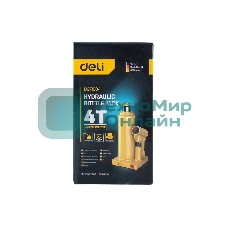 Домкрат бутылочный гидравлический Deli DQ71004 макс.грузоподъемность 4 т