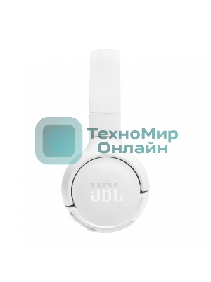 Беспроводные наушники JBL Tune 520BT белый, накладные, Bluetooth, быстрая зарядка, складная конструкция