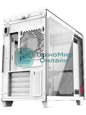 Компьютерный корпус Bloody BD-CC117F белый без БП mATX 5x120мм 1xUSB 2.0 1xUSB 3.0 audio bott PSU