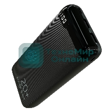 Портативный аккумулятор More choice (4620202550521) PB19-20 2USB 2.1A - 20000mAh черный