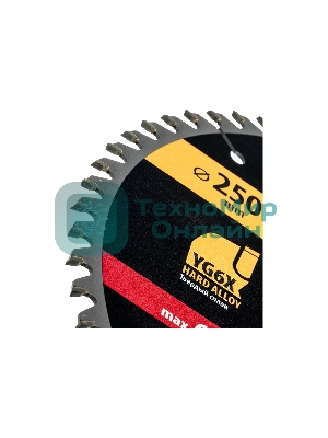 Пильный диск по дереву Denzel ф250 х 32 мм, 60 зубьев