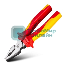 Плоскогубцы Deli DL512006 диэлектрические комбинированные, 160 мм, сталь Cr-V, сертификат VDE для работ под напряжением до 1000 В