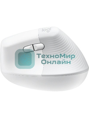 Мышь беспроводная Logitech Lift Vertical Ergonomic белый/PALE GREY (4000dpi 6but) (910-006480)