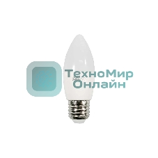 Лампа светодиодная JazzWay PLED-ECO-C37 5Вт свеча 4000К белый E27 400лм 230В