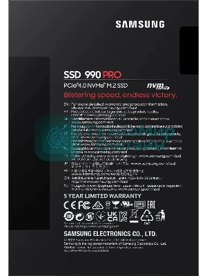 Накопитель SSD Samsung 2TB M.2 2280 990 PRO MZ-V9P2T0B/AM