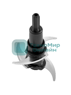 Блендер погружной Delta Lux DE-7011B черный 1500 Вт, ТУРБО, измельчитель, стакан, венчик (8)