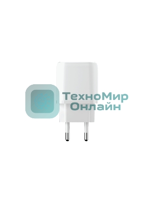 Сетевое зарядное устройство OLMIO Type-C+USB, 20W, 3A, QuickCharge3.0, PowerDelivery, белое