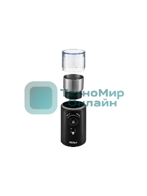 Кофемолка Kitfort KT-747 200Вт сист.помол.:ротац.нож вместим.:70гр черный/серебристый