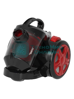 Пылесос Blackton Bt VC1802B серый/красный, 350 Вт, сухая уборка, пылесборник контейнер 2 л