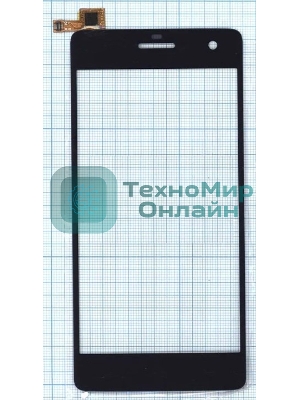 Сенсорное стекло (тачскрин) для Micromax Canvas Knight A350, черное