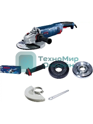 Угловая шлифовальная машина Bosch GWS 24-230 JZ 6500об/мин рез.шпин.:M14 d=230мм (06018C3300)