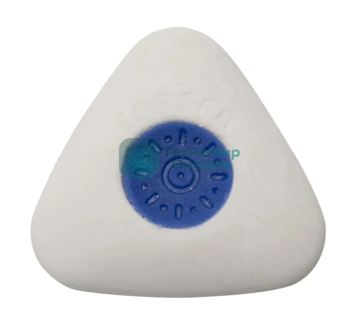 Ластик Silwerhof Trio 181152 треугольный 40х40х10мм каучук термопластичный белый пластиковая сердцевина