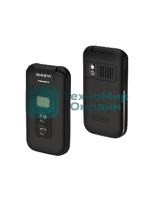 Мобильный телефон Maxvi E5 up черный