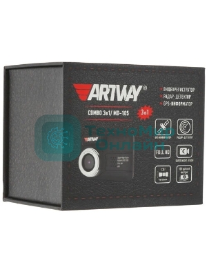 Видеорегистратор Artway MD-105, 2304x1296, 2.4