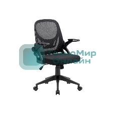 Кресло Defender Office черный, сетка, 120 кг, регулируемые подлокотники