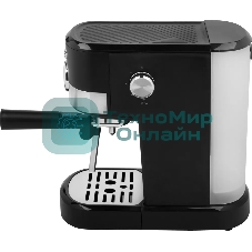 Кофеварка рожковая Energy EN-256R (108169) черный, исп. кофе - молотый, 1,2 л, 1100 Вт, 15 бар