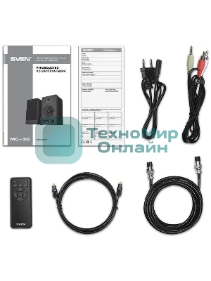 Акустическая система SVEN АС MC-30, черный (200 Вт, Bluetooth, пульт, Optical)