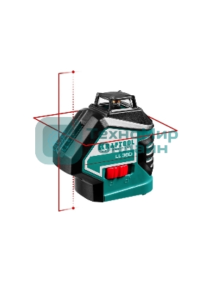 Уровни лазерные KRAFTOOL ''ll360-4'' 360 градусов 20м/70м детектор