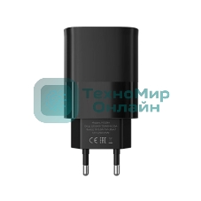 Сетевое зарядное устройство MORE CHOICE (4620202553416) NC09m 1USB 3.0A QC3.0 15W, черный