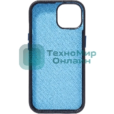 Чехол Piquadro для Apple iPhone 15 Pro Blue Square черный (AC6438B2/N)