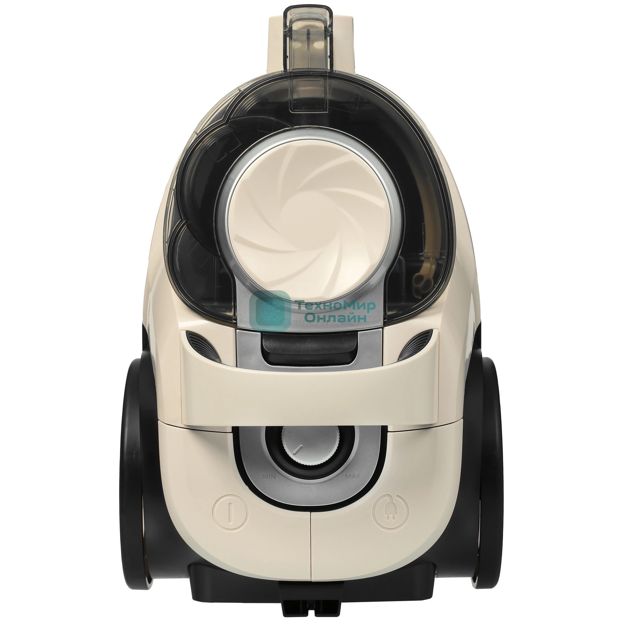 Пылесос Eurostek EVC-4509 черный/бежевый, 420/2500 Вт, уборка сухая, пылесборник контейнер 3 л