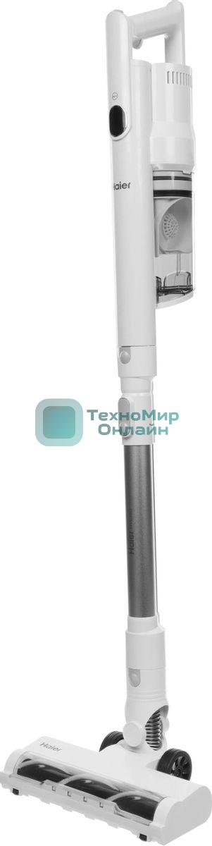 Пылесос вертикальный Haier HVC150 белый, питание от аккумулятора, 150 Вт, уборка сухая, пылесборник 0.8 л