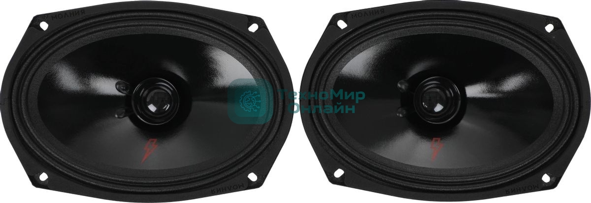 Колонки автомобильные Ural Молния АС-МЛ69 (без решетки) 200Вт 94дБ 4Ом 15x23см (6x9дюйм) (ком.:2кол.) широкополосные однополосные