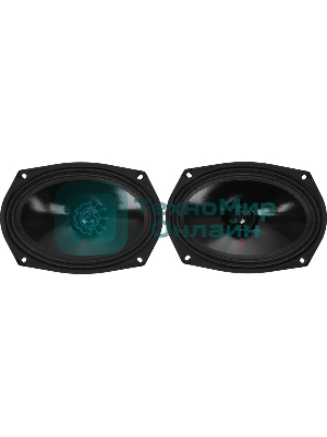 Колонки автомобильные Ural Молния АС-МЛ69 (без решетки) 200Вт 94дБ 4Ом 15x23см (6x9дюйм) (ком.:2кол.) широкополосные однополосные