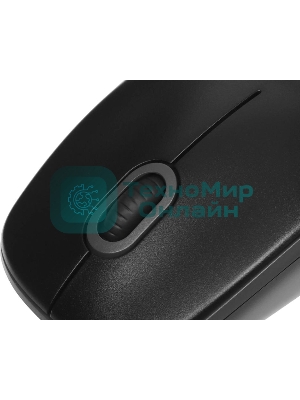 Комплект клавиатура+мышь Logitech MK120 проводной, USB, 1000 DPI, чёрный (неоригинальная гравировка)