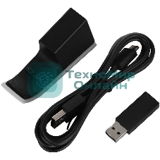 Гарнитура Sony PlayStation PULSE Elite белый-чёрный, беспроводная, радиоканал, до 30 ч, совместимость с PS5