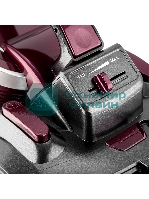 Пылесос BRAYER BR4211 черный/бордовый, 400/2200 Вт, уборка сухая, пылесборник контейнер, 3 л