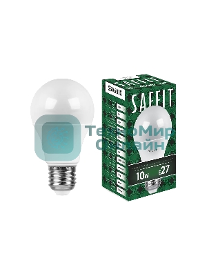 Лампа светодиодная SAFFIT SBA6010 (55005) 10Вт Е27 белый