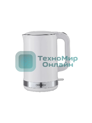 Чайник электрический Energy E-218 белый, диск 1.7 л