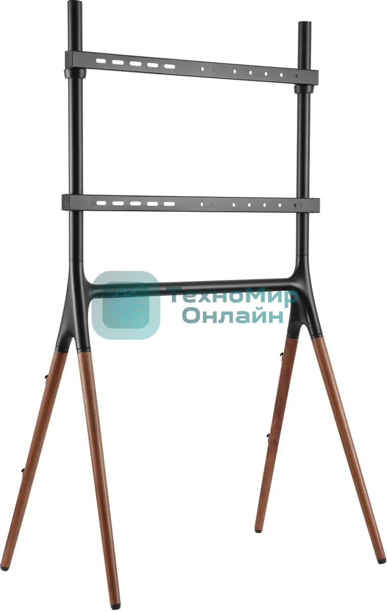 Подставка для телевизора Cactus CS-ST1247BKWN черный/орех, 49