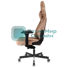 Кресло игровое Knight Hunter светло-коричневый Alfa 731 крестов. металл