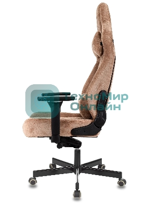 Кресло игровое Knight Hunter светло-коричневый Alfa 731 крестов. металл