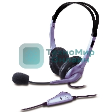 Гарнитура Genius HS-04S Single фиолетовый, проводная